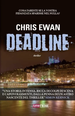 Deadline di Chris Ewan, copertina
